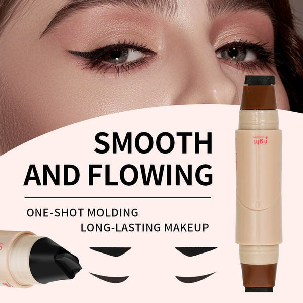 Dual‑Ended Waterproof Cat Eye Eyeliner Stamp Pen